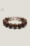 Parts of Four Bodhichitta S3 Charm Bodhichitta S3 Bracelet PS4-1418-1-BC+MA-YGCY Bodhichitta Beads+Matte Sterling Silver PPOF10